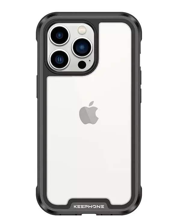фото Чехол-накладка Keephone Iron Pro Series для Apple iPhone 13 Pro Max противоударный (черная рамка)
