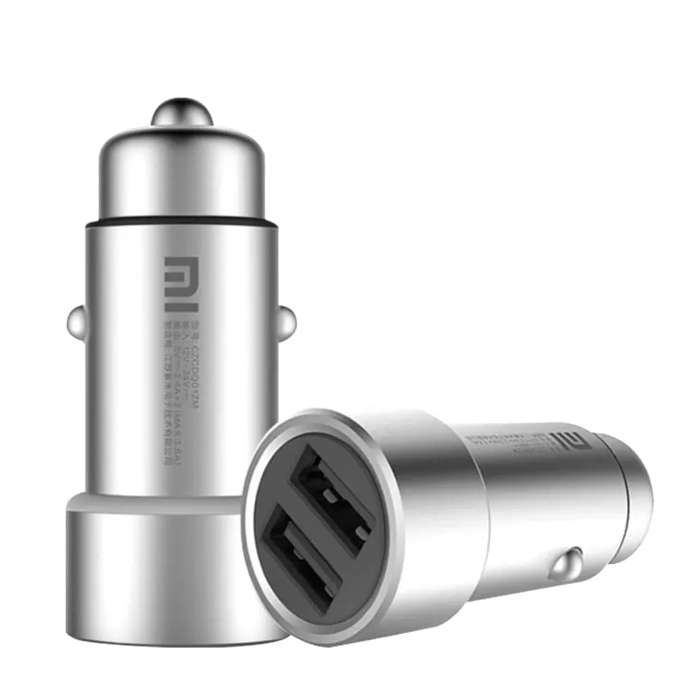 фото Автомобильное зарядное устройство Xiaomi Mi Car Charger Fast 2XUSB 36W (CC02CZM) (Silver)