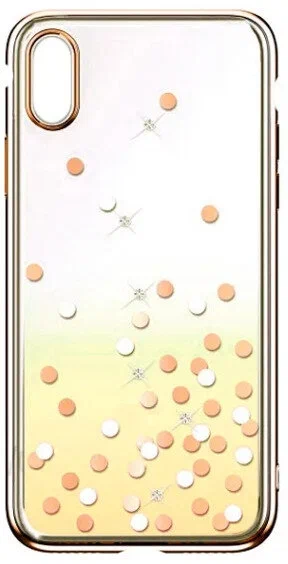 фото Чехол-накладка Comma Pattern Series Crystal Case Star для Apple iPhone XS Max пластик Gold