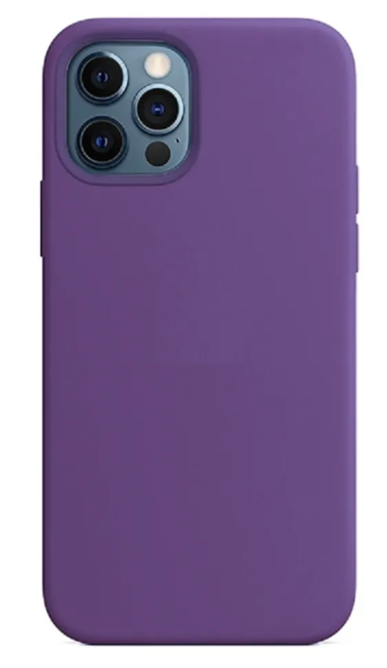фото Чехол-накладка Kzdoo Mag iCoat MagSafe Series для iPhone 14 Pro силиконовый (темно-фиолетовый)