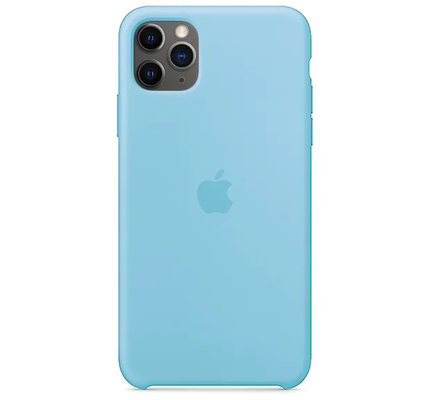 фото Чехол-накладка Silicone Case Series для Apple iPhone 11 Pro (бирюзовый)