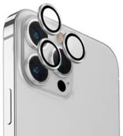 фото Защитное стекло для экрана и объектива камеры Wiwu (WI-IP002) для Apple iPhone 15 Pro антибликовое (черная рамка)