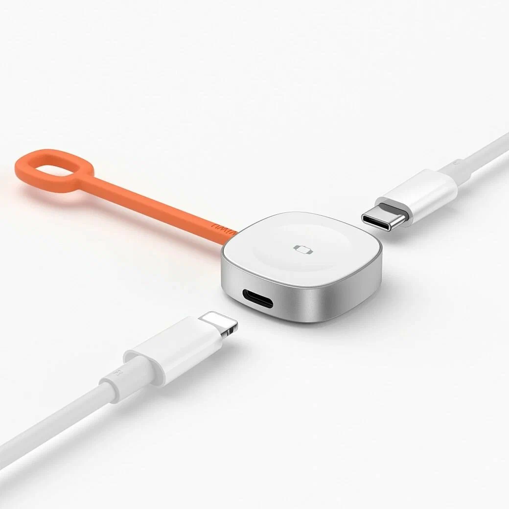 фото Беспроводное зарядное устройство WIWU Wireless Charge 2.5W для смарт-часов (Wi-М23) (белый)