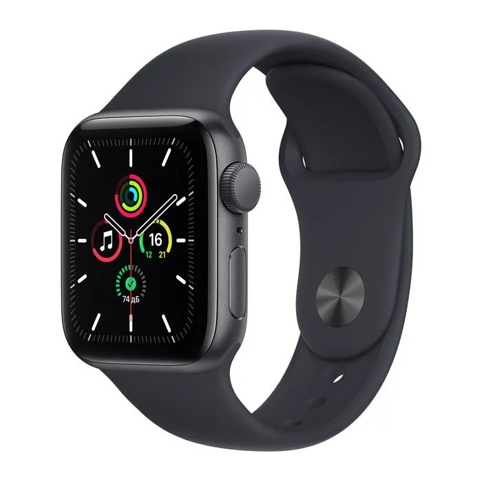 Apple Watch SE 40mm Space Gray Aluminum Case with Midnight Sand Sport Band Б/У (Отличное состояние)