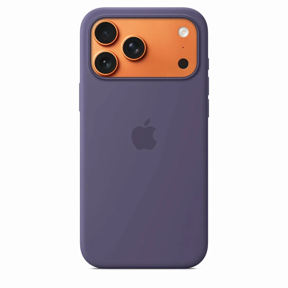 Чехол-накладка Silicone Case with MagSafe/Camera Control для iPhone 17 Pro (Purple Fog)