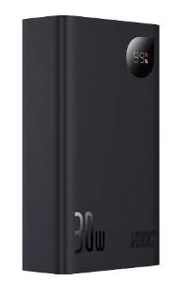 Внешний аккумулятор Baseus Adaman2 Digital Display Fast Charge 20000mAh 30W черный PPADM2-20 4300₽