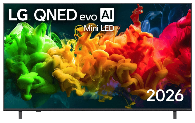 Телевизор LG 55QNED80B6B.ARUG, 55", Mini LED 4K UHD, 60 Гц, Smart TV (webOS)