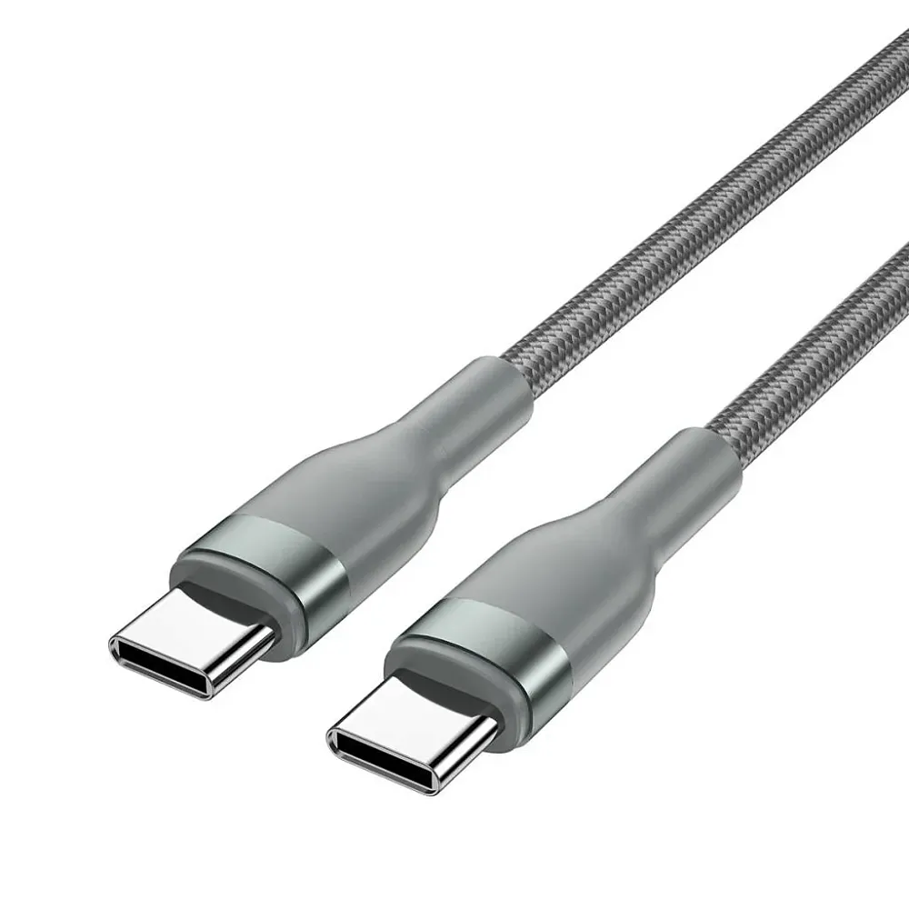 фото Кабель WiWU Maglink Type-C/Type-C 100W 1.0м (Wi-C084) (серый)