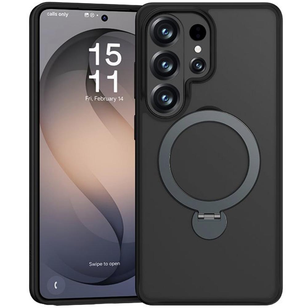 Чехол-накладка Benks Mist Magnetic with Stand для Samsung Galaxy S26 Ultra пластиковый черный 2400₽