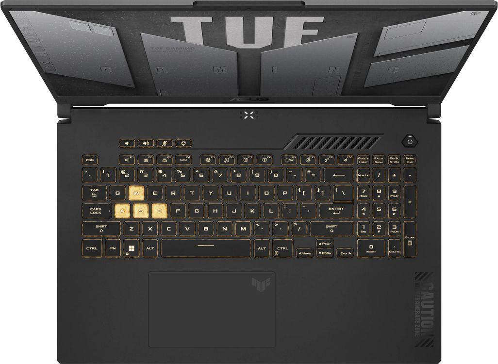 Ноутбук ASUS TUF F17 FX707VUR-HX225 серый 90NR0CS5-M00E30 (17.3" FHD IPS, Intel Core 5 210H, 16Gb, 512Gb SSD, NVIDIA GeForce RTX 4050 6Gb, DOS) (Серый — фото 4