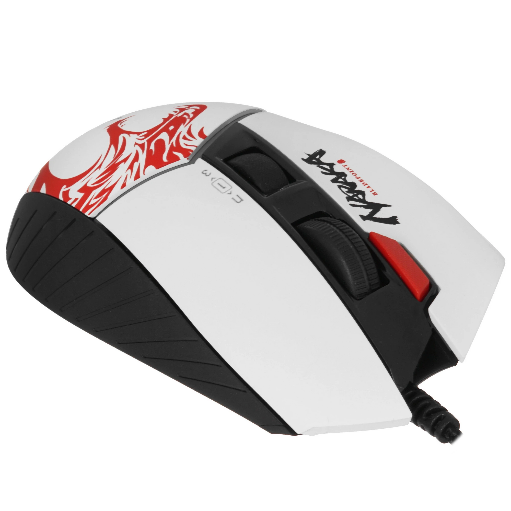 фото Мышь проводная A4Tech Bloody W95 Max Naraka белый/рисунок