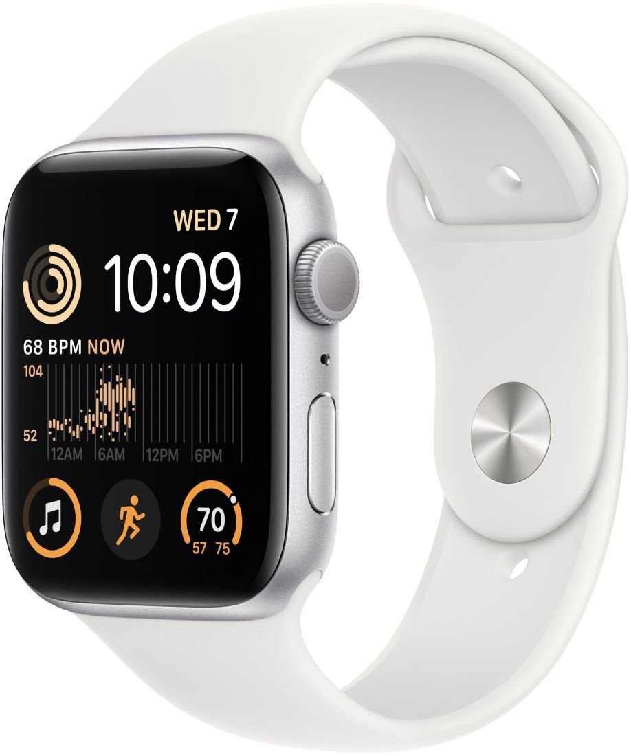 Apple Watch SE Gen 2 40mm (GPS+Cellular) Silver Aluminum Case with White Sport Band (MNPP3) б/у