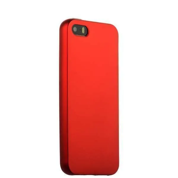 фото Чехол-накладка j-case 0.5mm THIN для Apple iPhone SE/5S/5 силикон (красный)