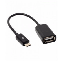 фото Адаптер K-08 OTG to Micro-USB (черный)