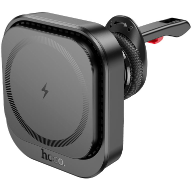 Автомобильный держатель Hoco HW23 Might MagSafe для смартфона 15Wкабель Type-C в воздуховод черный 1900₽