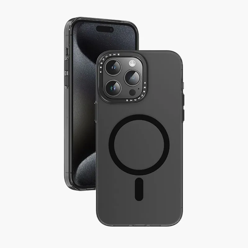 фото Чехол-накладка Keephone Magnet Pro для Apple iPhone 15 Pro Max пластиковый (прозрачный)