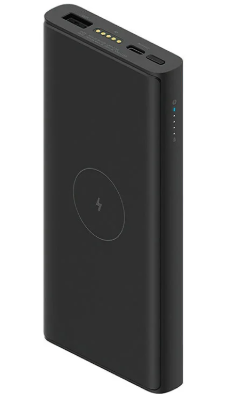 Универсальный внешний аккумулятор Xiaomi Mi Wireless Power Bank & Dock 2in1 10000 mAh (WPB25ZM) (черный)