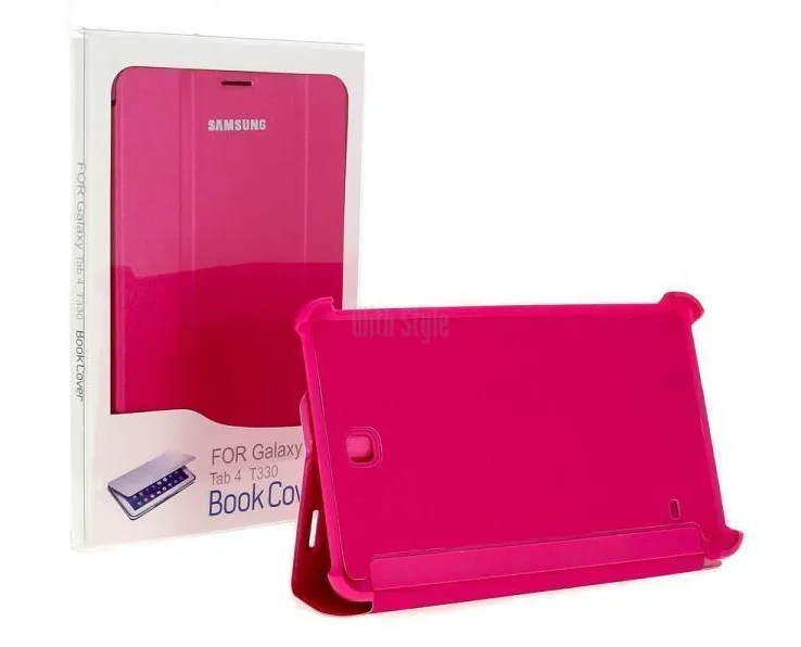 фото Чехол-книжка Samsung Book Cover для Galaxy Tab 4 8.0 (T330/T331/T335) искусственная кожа (red)