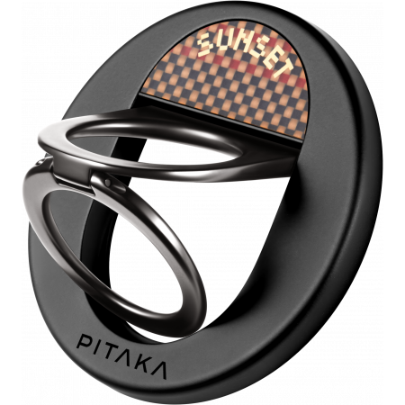 фото Магнитное кольцо-держатель Pitaka MagEZ Grip 3 карбоновый (арамид) Sunset