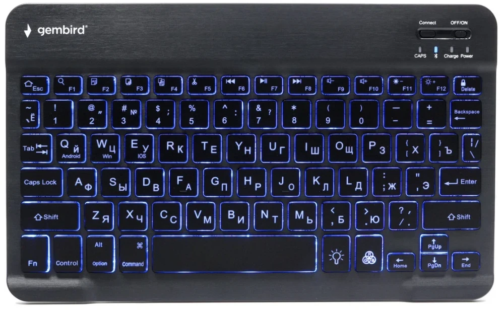 фото Клавиатура Gembird KBW-4N, беспроводная (Bluetooth)