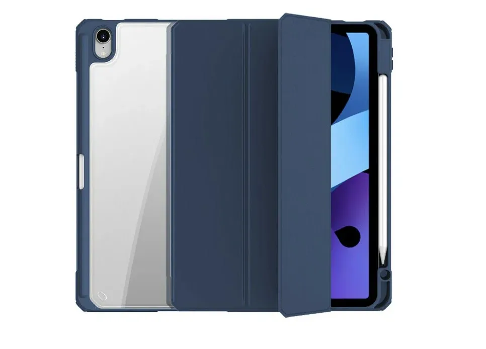 фото Чехол-книжка Mutural Folio Case для Apple iPad 10 (10.9) 2022 (полиуретан с подставкой) (темно-синий)