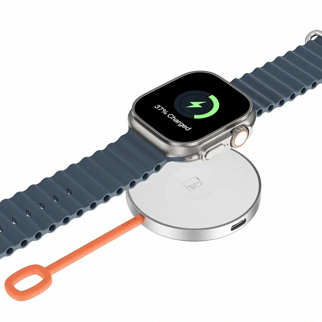 фото Беспроводное зарядное устройство WIWU 3в1 Wireless Charge 15W (Wi-W037) (белый)