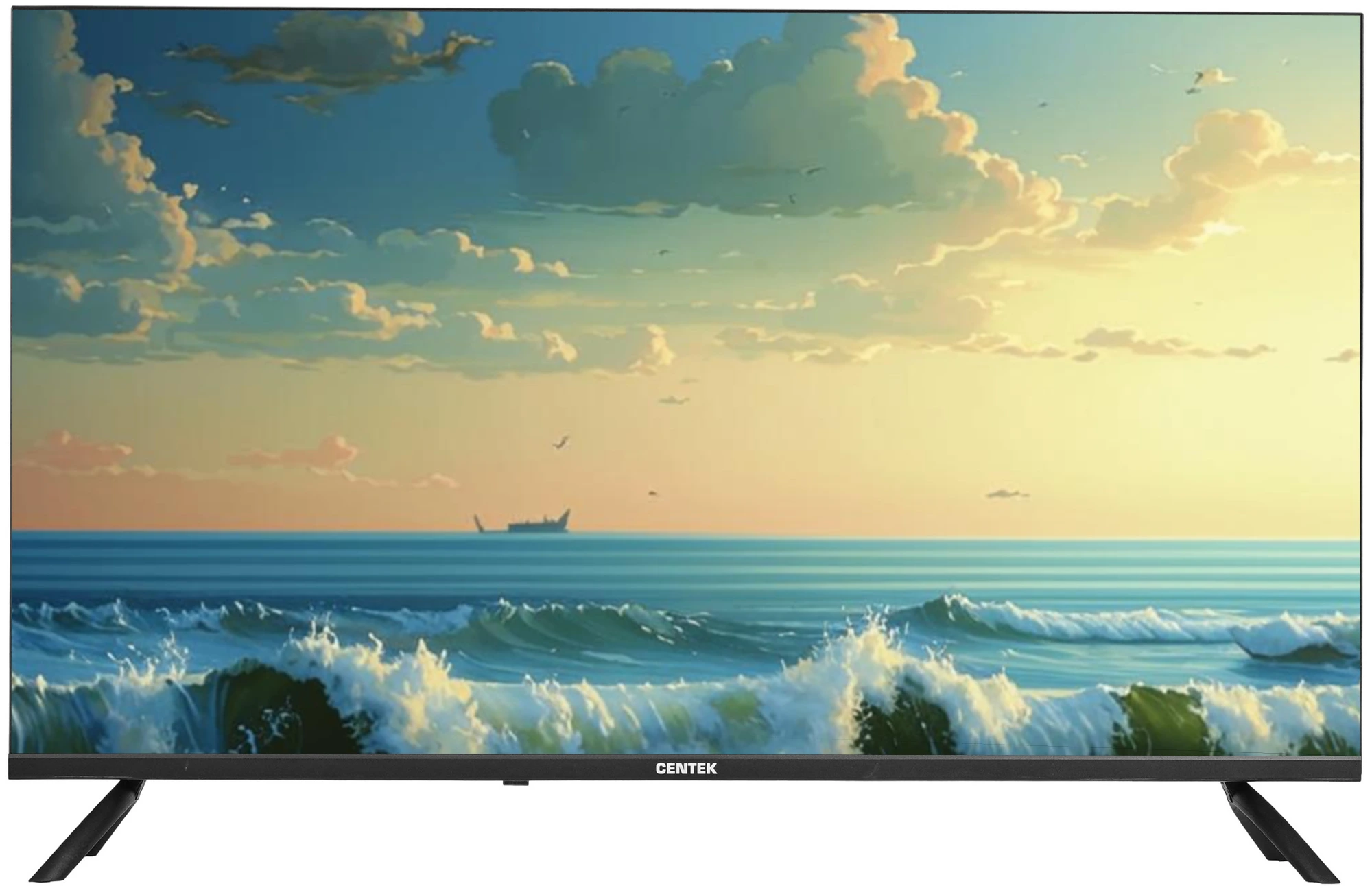 Телевизор CENTEK CT-TV0021-40, 40", QLED HD, 60 Гц, Smart TV