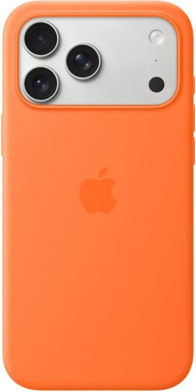фото Чехол-накладка Silicone Case Series для iPhone 17 Pro Max (оранжевый)