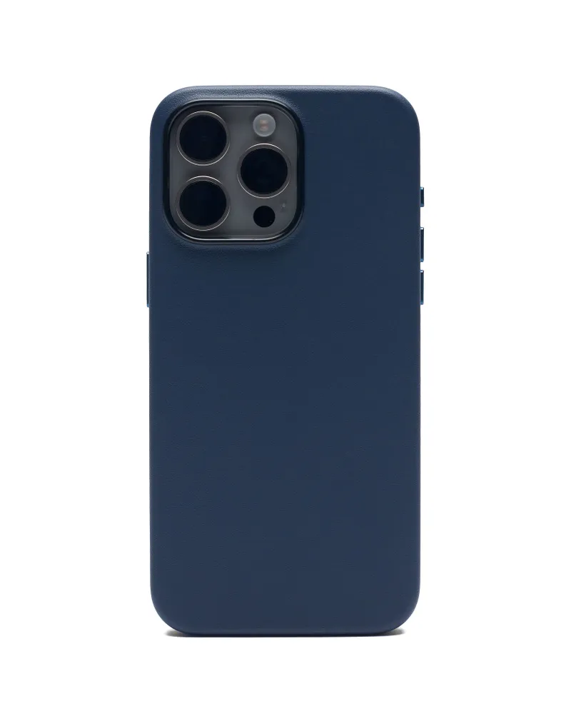 фото Чехол-накладка Kzdoo Mag Noble Collection MagSafe Series для Apple iPhone 15 Pro искусcтвенная кожа (синий)