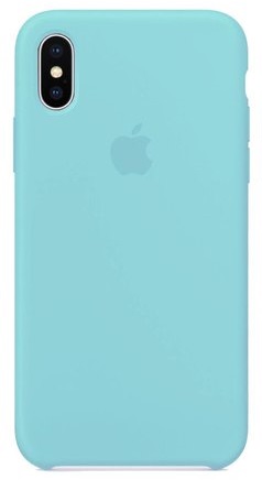 фото Чехол-накладка Silicone Case Series для Apple iPhone XS Max (ментоловый)