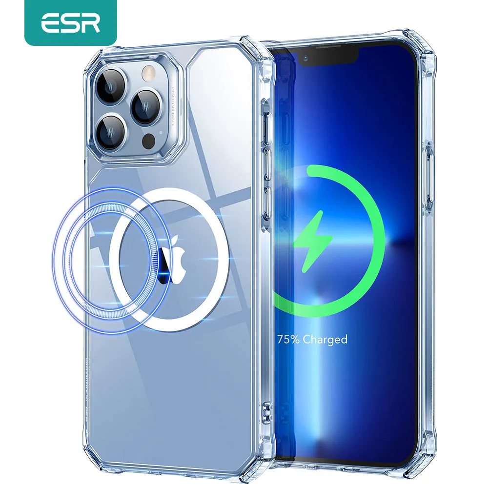 Чехол-накладка ESR Air Armor Magsafe для iPhone 14 Plus пластиковый  (прозрачный) купить в Москве! Цена, фото, характеристики, отзывы.