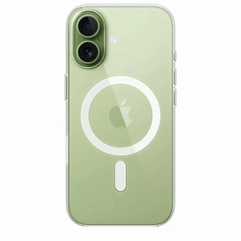 фото Чехол-накладка Clear Case with MagSafe для iPhone 17 (прозрачный)