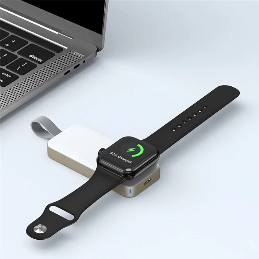 фото Беспроводное зарядное устройство WiWU M19 Type-C для Apple Watch (белый)