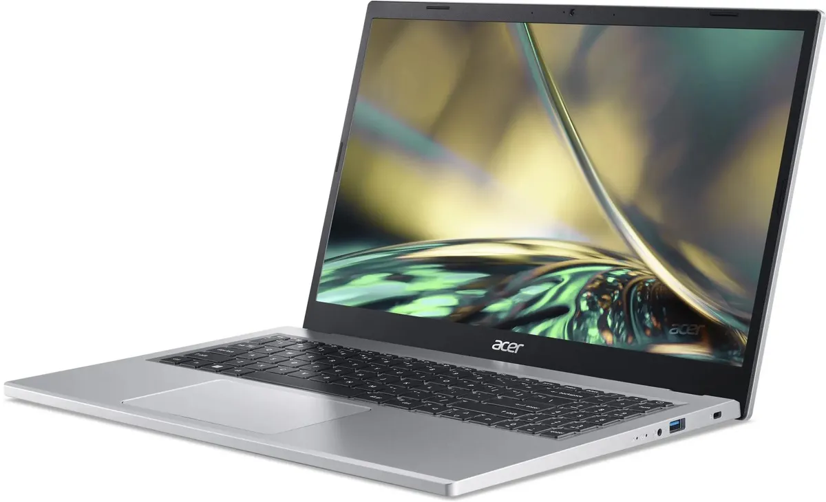 Ноутбук Acer Aspire A315-24P-R6N2 (15.6" FHD IPS, AMD Ryzen 5 7520U, 16Gb, 1Tb SSD, noOS) (Серебристый) — фото 4