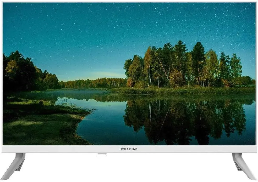 Телевизор Polarline 24PL52TC (Rev. 2), 24", LED HD, 60 Гц, белый