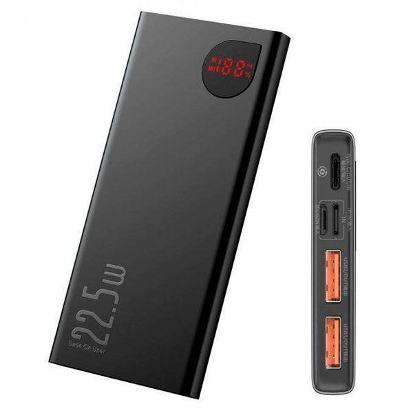 фото Внешний аккумулятор Baseus Adaman Metal Digital Display 10000mAh 22.5W (черный) (PPAD070001)
