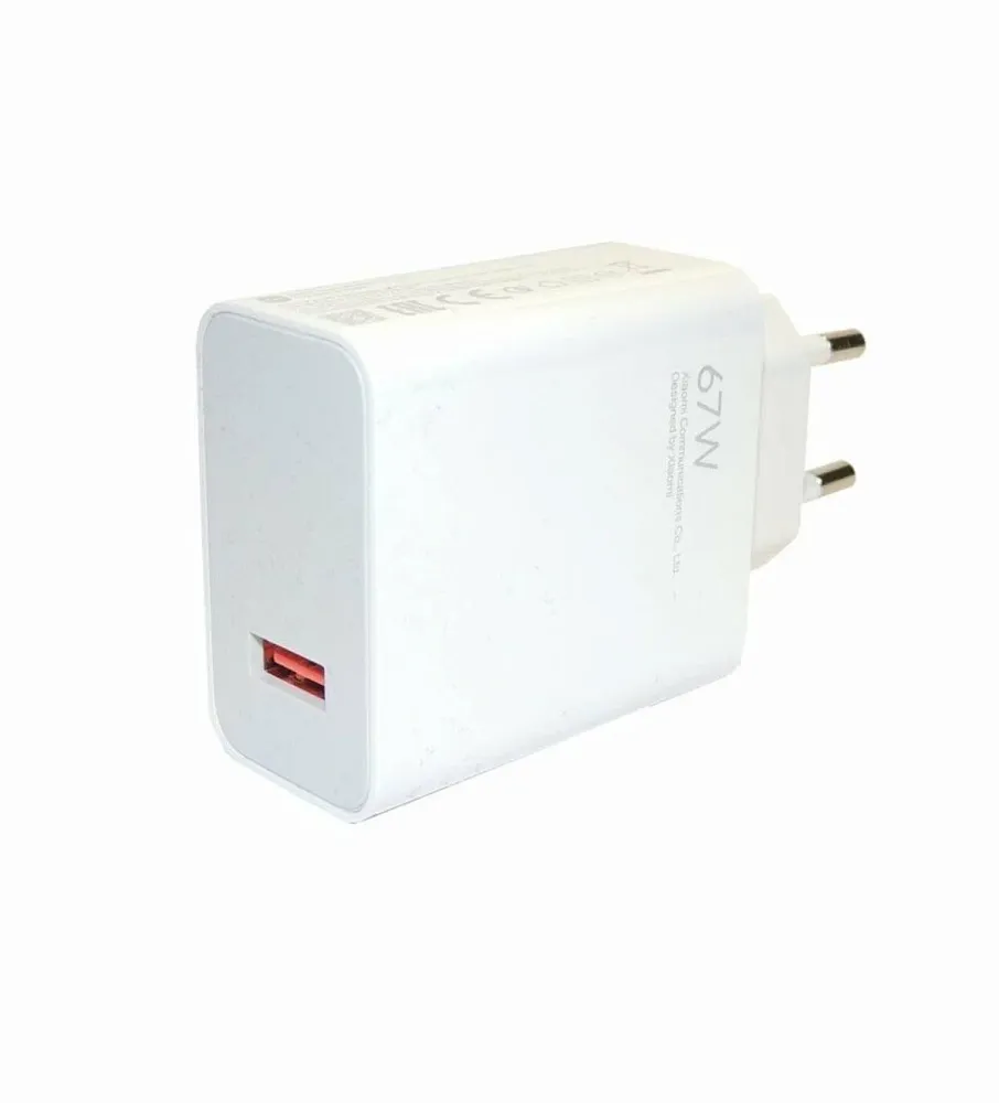 Сетевое зарядное устройство Xiaomi Mi 1USB 67W (MDY-12-EН) (белый)