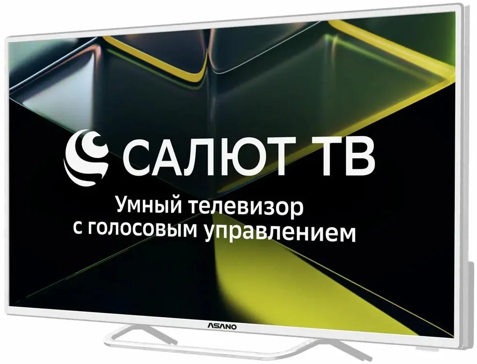 Телевизор Asano 43LU5011T, 43", LED 4K UHD, 60 Гц, Smart TV (Салют ТВ), белый — фото 2