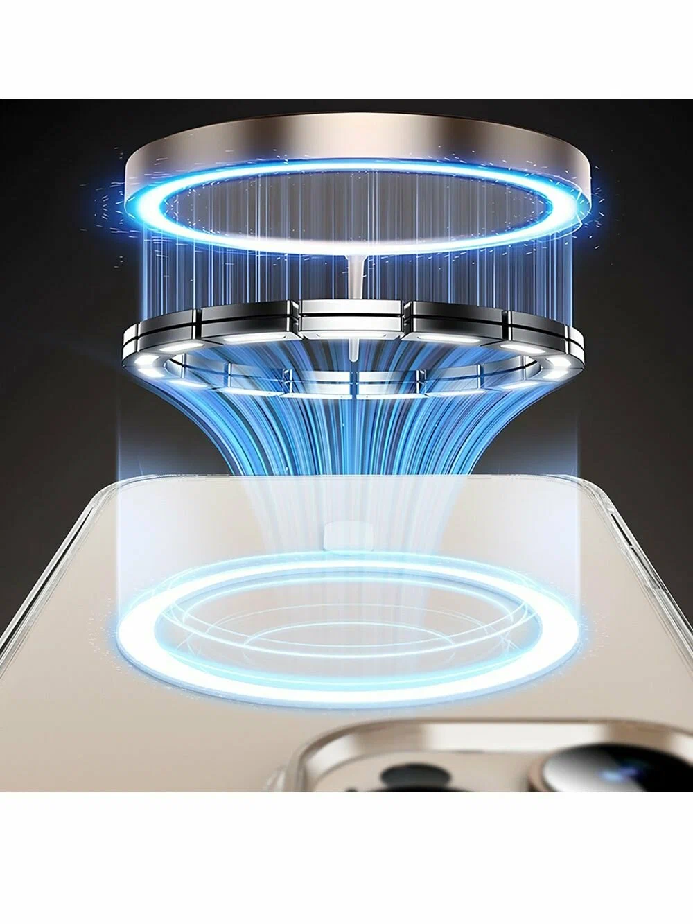 фото Чехол-накладка Wiwu Dynamic Pro Magsafe для iPhone 16 Pro Max пластиковый (прозрачный)