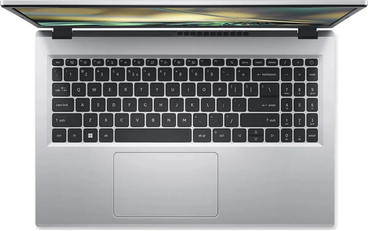 Ноутбук Acer Aspire A315-24P-R6N2 (15.6" FHD IPS, AMD Ryzen 5 7520U, 16Gb, 1Tb SSD, noOS) (Серебристый) — фото 3