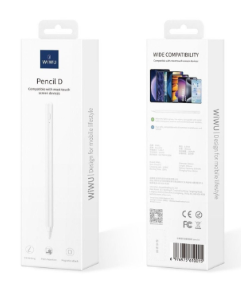 фото Стилус WIWU Pencil D Type-C универсальный (белый)