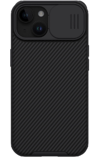 Чехол-накладка Nillkin CamShield Pro для iPhone 16 Plus пластиковый (черный)