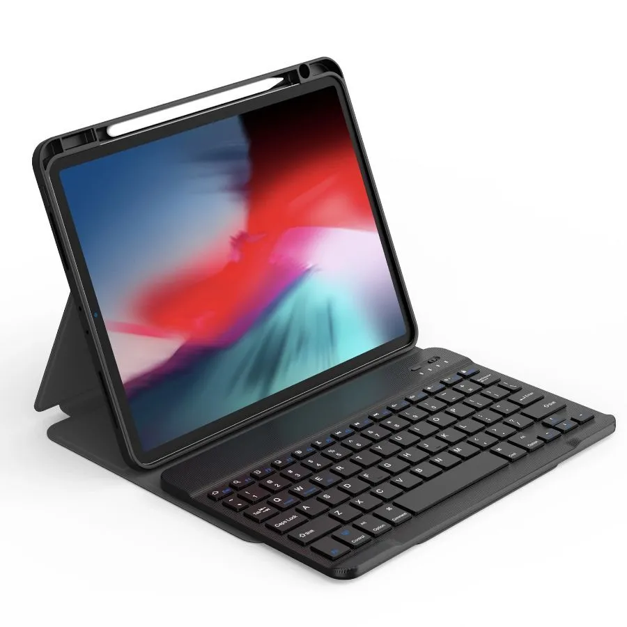 фото Чехол-клавиатура WIWU Protective Keyboard для Apple iPad 10 (10.9) 2022 русская раскладка (черный)