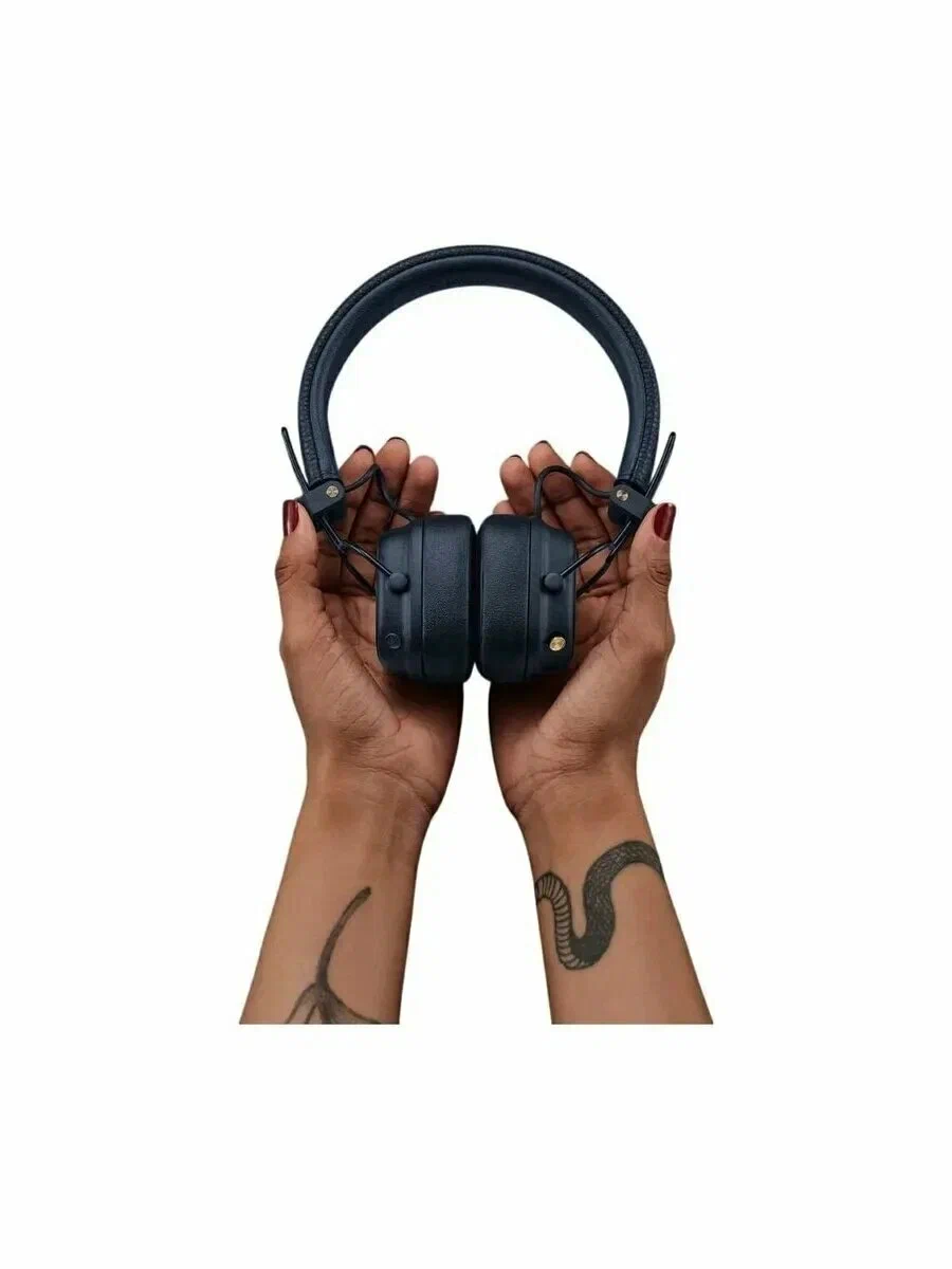 фото Беспроводные Bluetooth стерео-наушники Marshall Major V (Midnight Blue)