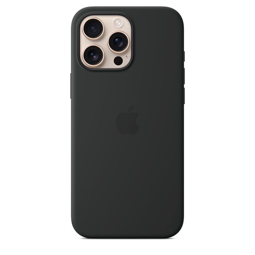 Чехол-накладка Silicone Case with MagSafe для iPhone 16 Plus (Black)