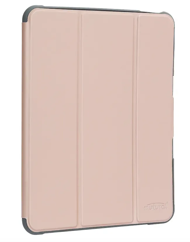 фото Чехол-книжка Mutural Folio Case для Apple iPad Pro 11 (2020/2021/2022) (полиуретан с подставкой) (розовый)