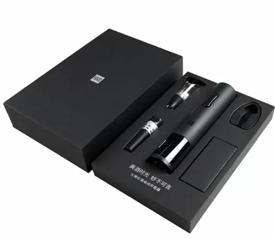 Винный набор аксессуаров Xiaomi Huo Hou Electric Wine Bottle Opener BASIC (HU0047) (черный)