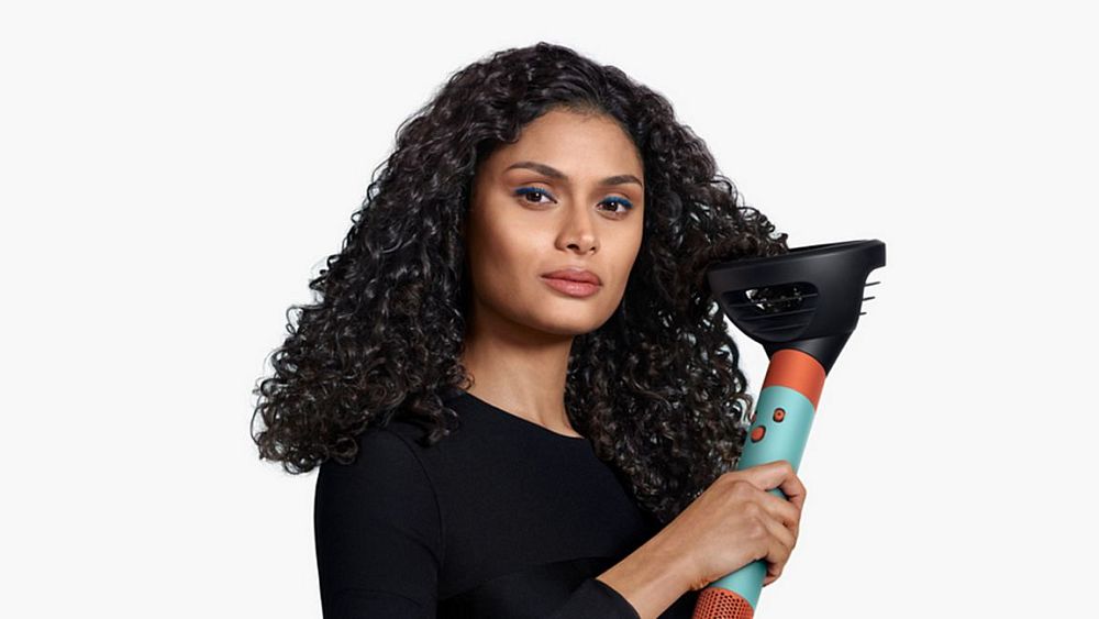 Фен-стайлер Dyson Airwrap i.d. HS08 (Ceramic Patina/Topaz) with Diffuser for Curly Hair