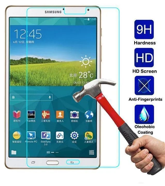 фото Защитное стекло Tempered Glass 9H 0.26mm для Samsung Galaxy Tab S 8.4 (SM-T700/SM-T705 (прозрачное)