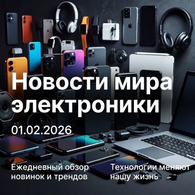 Новости электроники 1 февраля 2026 – Samsung Galaxy S26, цены на память, новые батареи